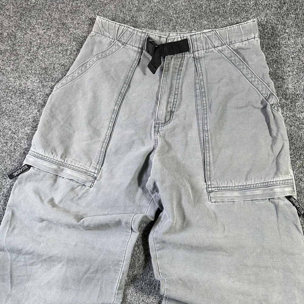 Vintage Billabong Military Cargo Pants 28x30 Gray OG 107 Utility Wide Baggy 90's - Picture 3 of 16
